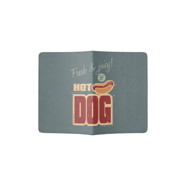 Hot Dog Passport Holder (Opened)
