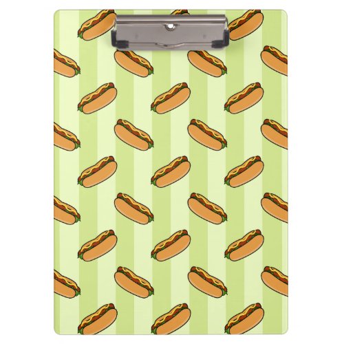 Hot Dog Pattern Clipboard