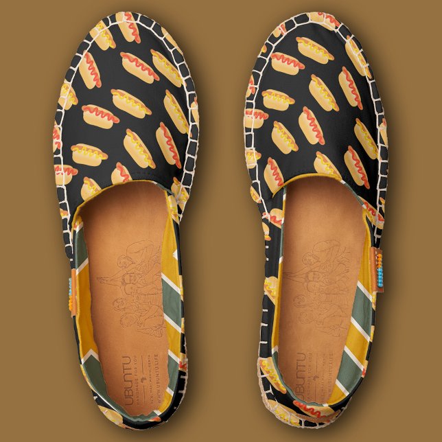 Hot Dog Pattern Espadrilles (Creator Uploaded)