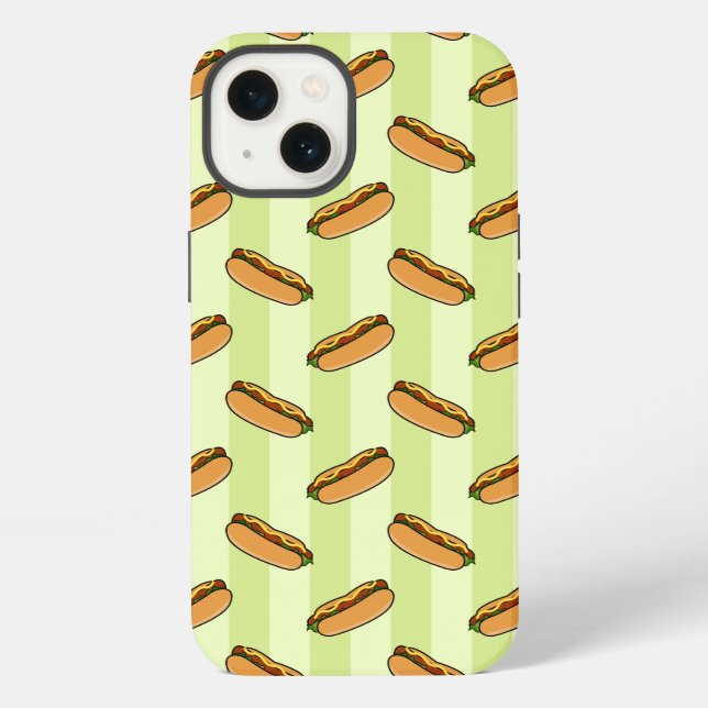 Hot Dog Pattern iPad Air Case (Back)