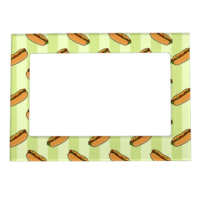 Hot Dog Pattern Magnetic Frame (Front)