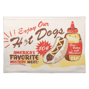 Hot Dog Placemat