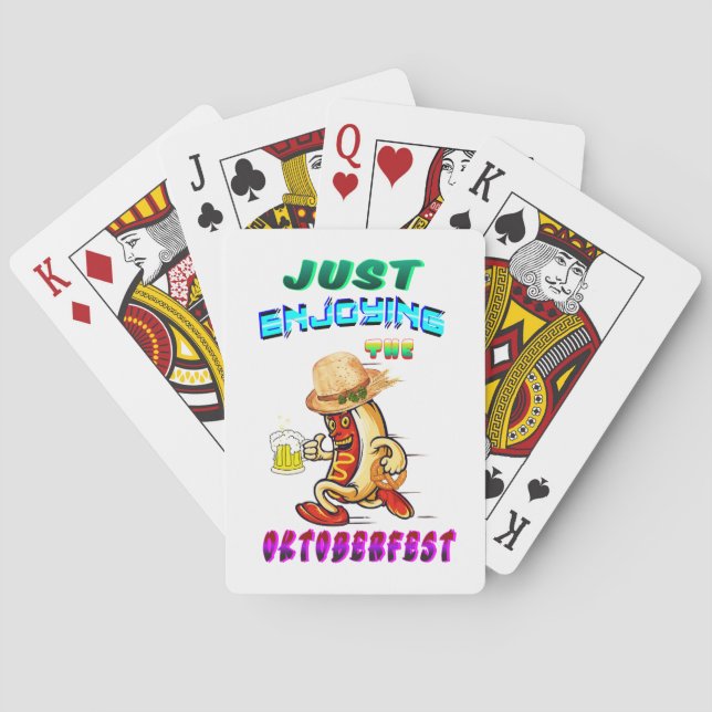 Hot dog poker cards (Back)