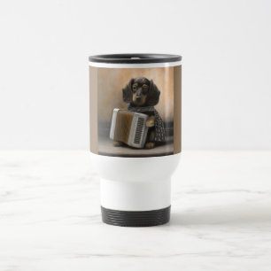 Hot Dog Polka Travel Mug