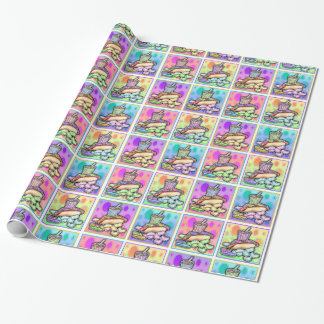 Hot Dog Pop Art Wrapping Paper