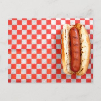 Hot Dog Postcard by CarriesCamera at Zazzle