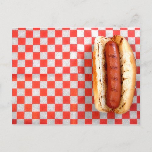 Hot Dog Postcard