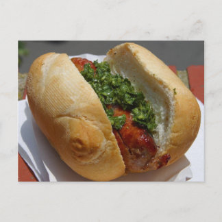 Hot Dog Postcard