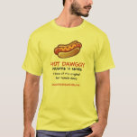 Hot Dog Promotional Shirt at Zazzle