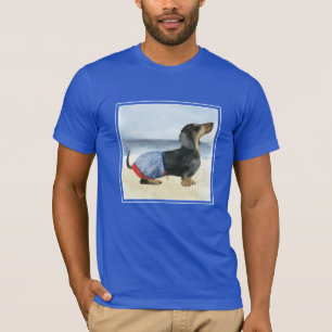 Hot Dog   Puppy In Swimming Trunks T-Shirt