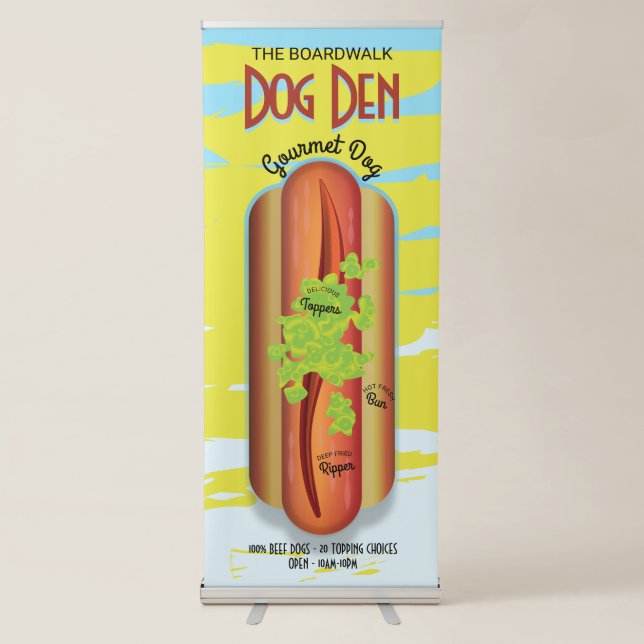 HOT DOG RETRACTABLE BANNER (Front)