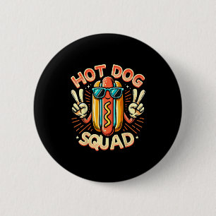 Hot Dog Squad Hot Dog Stand Team Hotdog Crew For M Button