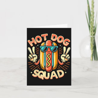 Hot Dog Squad Hot Dog Stand Team Hotdog Crew For M Card
