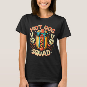Hot Dog Squad Hot Dog Stand Team Hotdog Crew For M T-Shirt