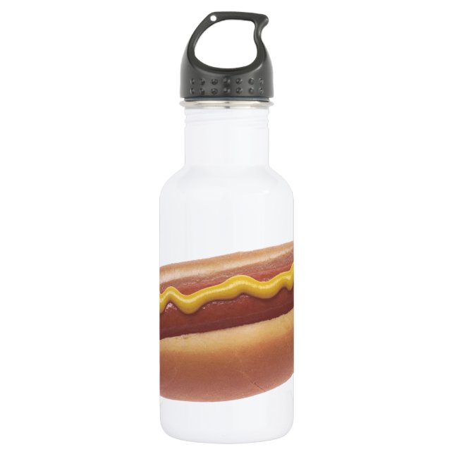 Hot Dog Stainless Steel Water Bottle (Front)