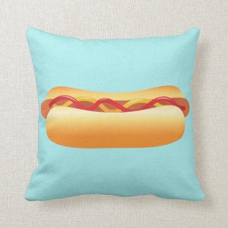 Hot Dog Throw Pillow
