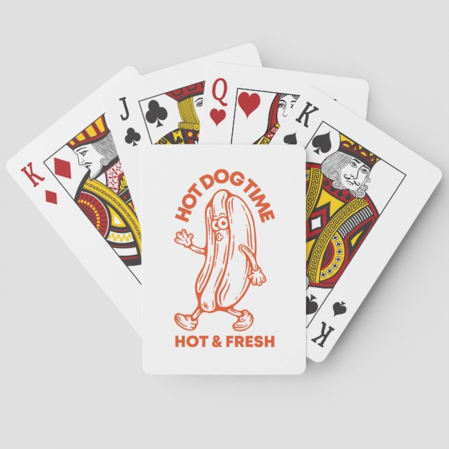 Hot Dog Time Poker Cards (Back)