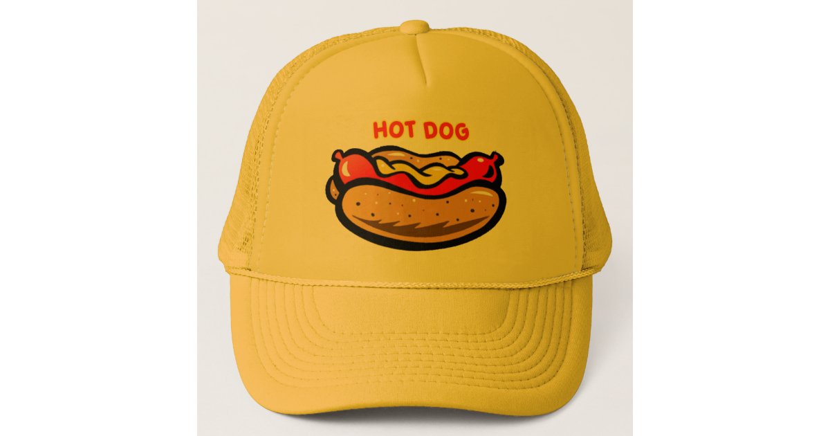 Hot Dog Trucker Hat | Zazzle.com