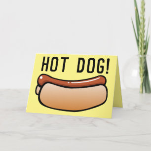 HOT DOG! VINTAGE RETRO BIRTHDAY CARDS