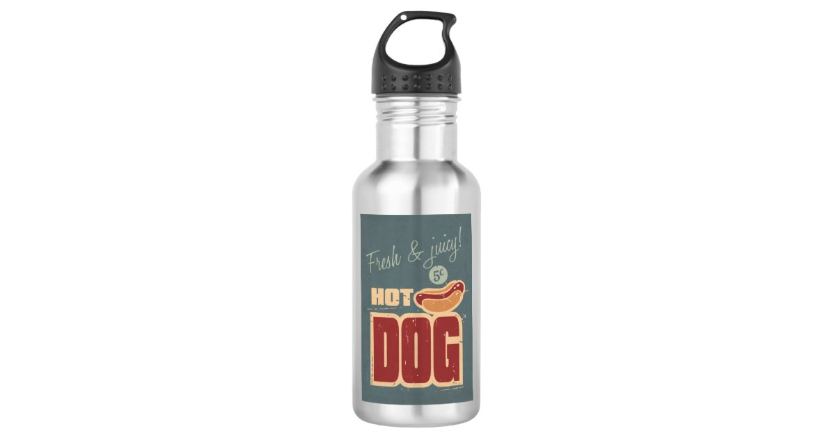 Hot Dog Water Bottle Zazzle