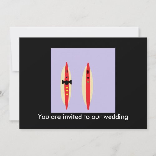 Hot Dog Wedding Invitation