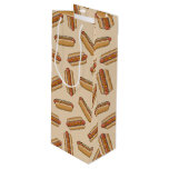 Hot dog wine gift bag