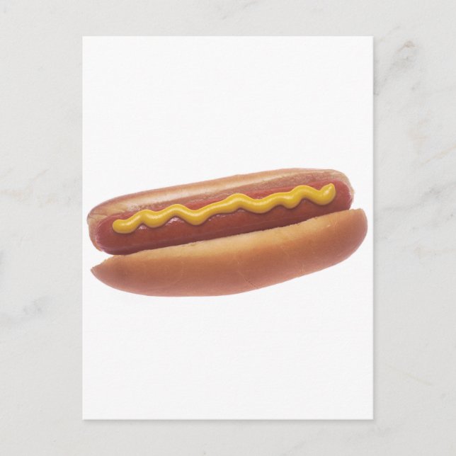 Hot Dog with Mustard Postcard (Front)