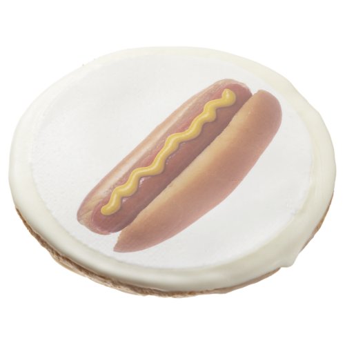 Hot Dog with Mustard Sugar Cookie