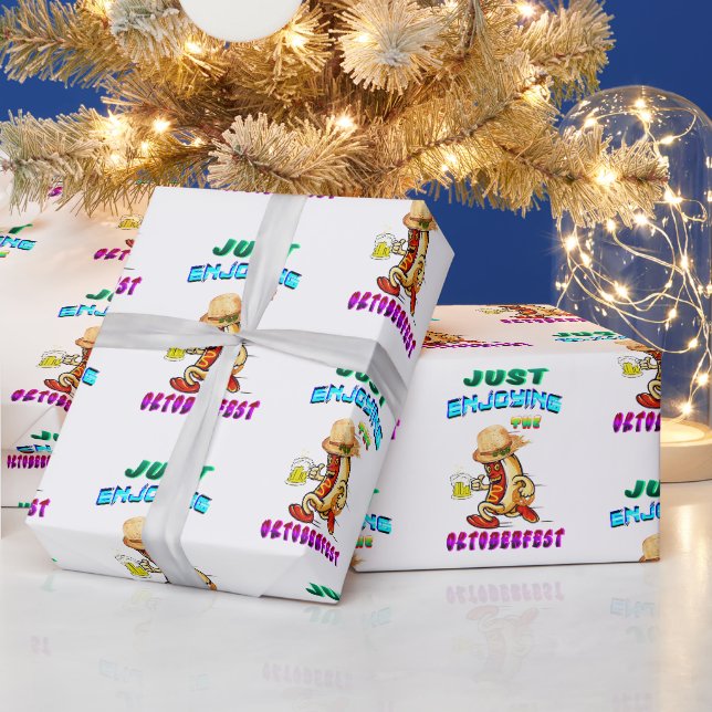 Hot dog wrapping paper (Holidays)