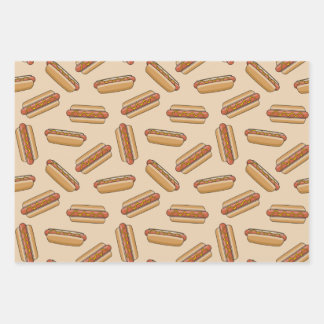 Hot dog wrapping paper sheets