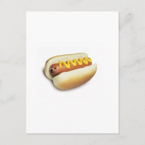 Hot Doge Meme Postcard