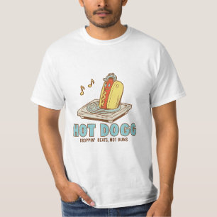 Hot Dogg – Droppin’ Beats, Not Buns Funny Tee
