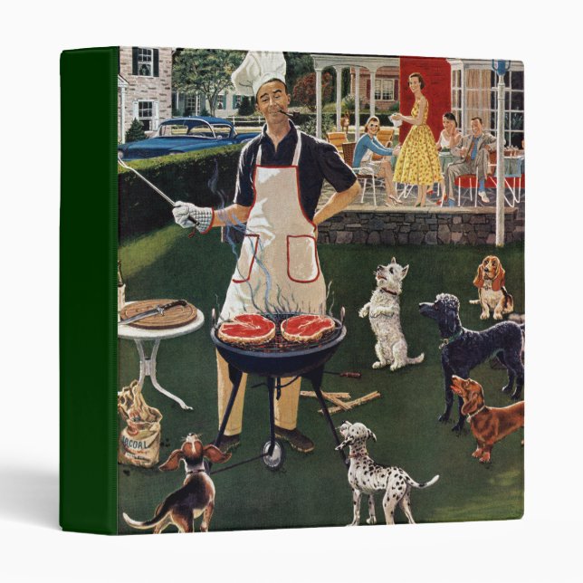 Hot Dogs 3 Ring Binder (Front/Spine)