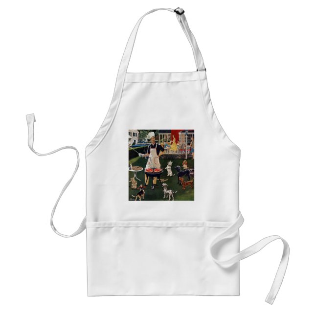 Hot Dogs Adult Apron (Front)