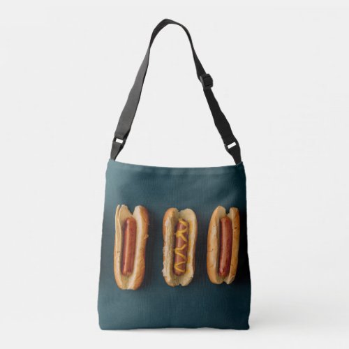 Hot Dogs and Buns Crossbody Bag