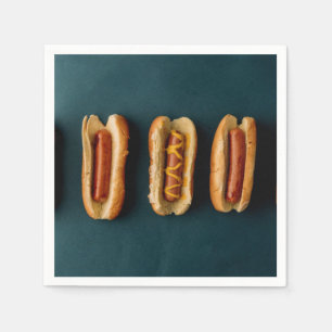 Hot Dogs and Buns Napkins
