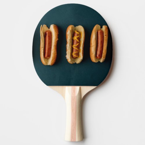 Hot Dogs and Buns Ping Pong Paddle