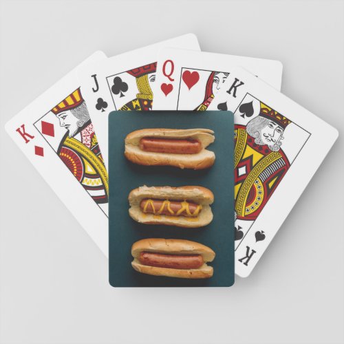Hot Dogs and Buns Playing Cards