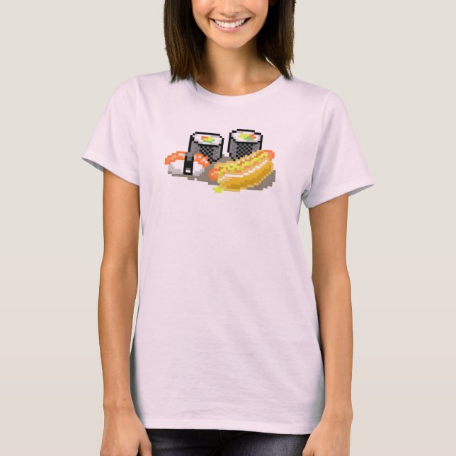 Hot Dogs and Sushi T-Shirt (Front)