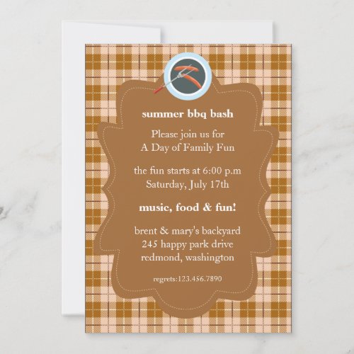 Hot dogs _ BBQ party invitations