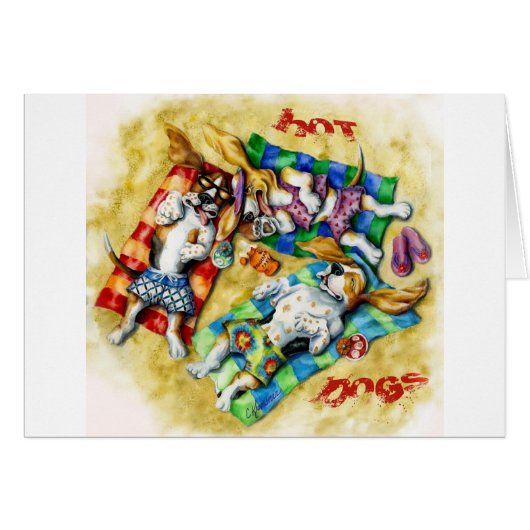 Hot Dogs Cards (Front Horizontal)