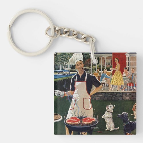Hot Dogs Keychain