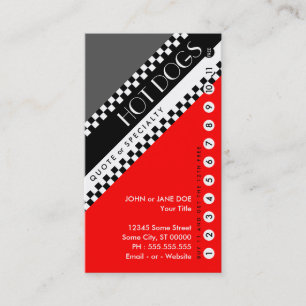hot dogs punchcard : (buy 11 get 1 free) loyalty card