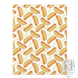 Hot Dogs Scrapbook Paper