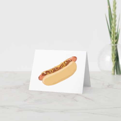 Hot Dogs Thank You Card