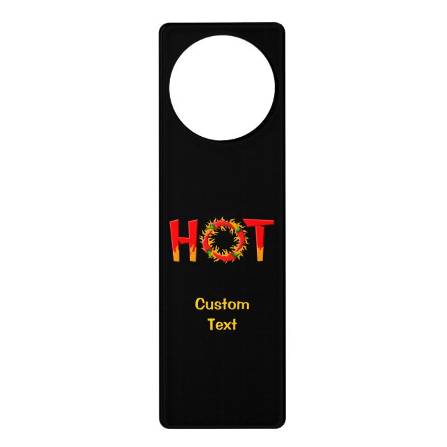 HOT DOOR HANGER (Front)