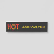 HOT DOOR SIGN