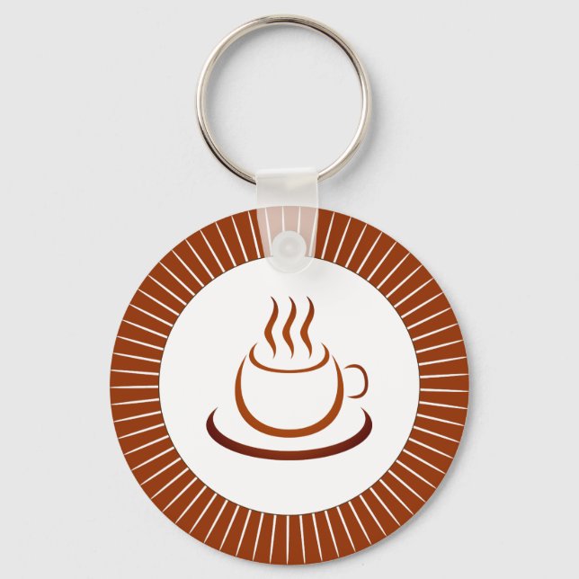 Hot Drink Keychain (Front)