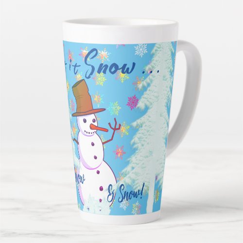 Hot Drinks Snow Day Winter Latte Mug