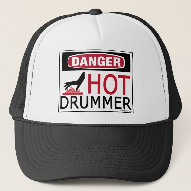 Hot Drummer Trucker Hat (Front)